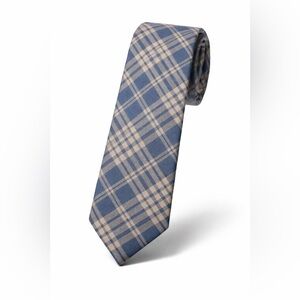 NEW! Original Penguin Cotton, Slim Blue Plaid Tie